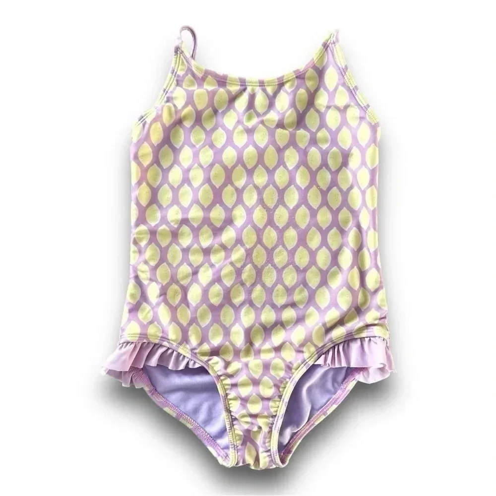 Cat & Jack | Girls Lemon Print One Piece ((M)/7-8 yrs) 🍋